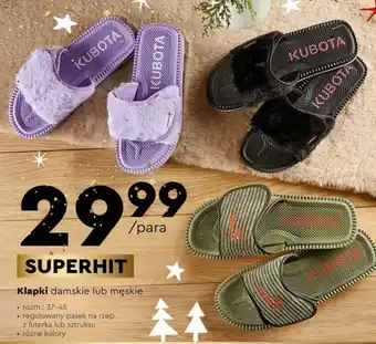 Biedronka Klapki kubota oferta