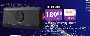 GŁOŚNIK BLUETOOTH PLATINET ARO PMG093