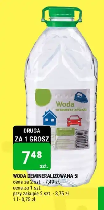 bi1 WODA DEMINERALIZOWANA 5 l oferta