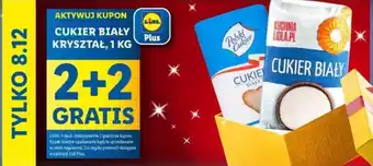 Lidl CUKIER BIAŁY KRYSZTAŁ, 1 KG oferta