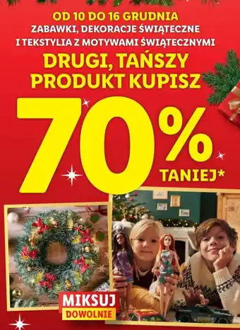 Lidl ZABAWKI, DEKORACJE ŚWIĄTECZNE I TEKSTYLIA Z MOTYWAMI ŚWIĄTECZNYMI oferta