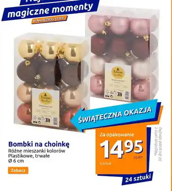 Action Bombki na choinkę 24 szt. oferta