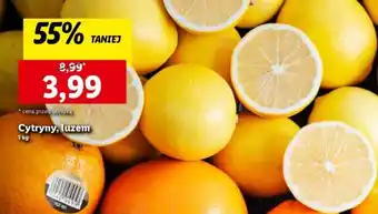 Lidl Cytryny, luzem 1 kg oferta