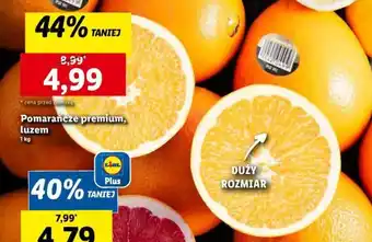 Lidl Pomarańcze premium, luzem 1 kg oferta