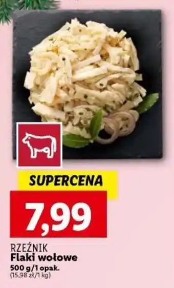 Lidl RZEŹNIK Flaki wołowe 500 g oferta