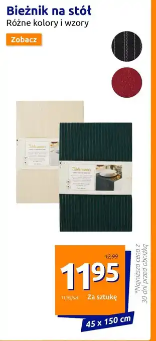 Action Bieżnik na stół oferta