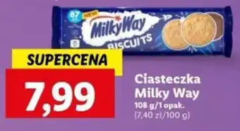 Lidl Ciasteczka Milky Way 108 g oferta