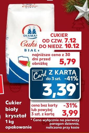 Kaufland Cukier biały kryształ 1 kg oferta