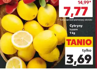 Kaufland Cytryny luzem 1 kg oferta