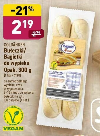ALDI Bułeczki/ Bagietki do wypieku 300g oferta