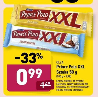 ALDI Prince Polo XXL 50g oferta