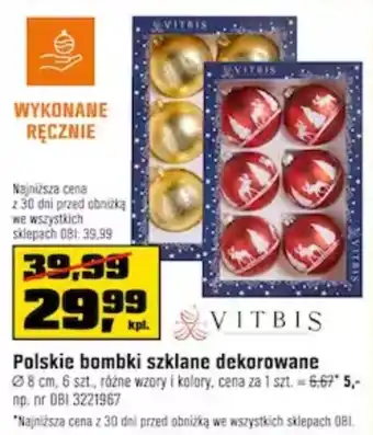 OBI Bombki vitbis oferta