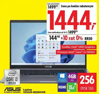 Media Expert Laptop asus oferta