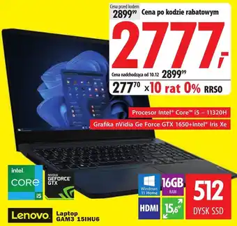 Media Expert Laptop lenovo oferta