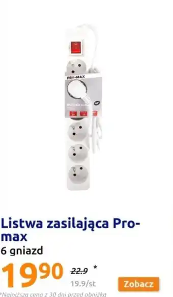 Action Listwa zasilająca oferta