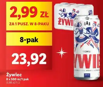 Lidl Żywiec 8x500ml oferta