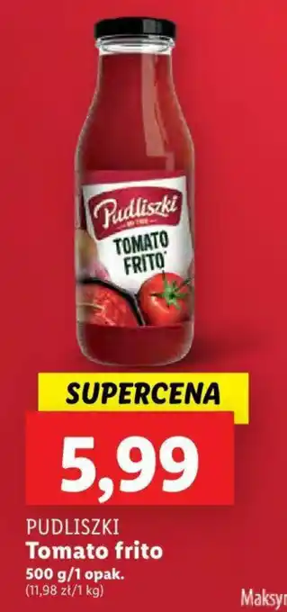 Lidl PUDLISZKI Tomato frito 500g oferta