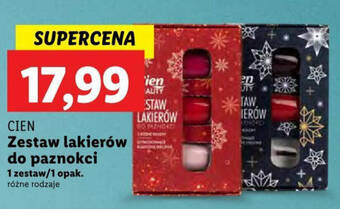 Lidl CIEN Zestaw lakierów do paznokci oferta