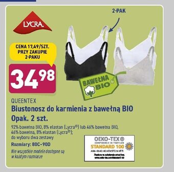ALDI Biustonosz do karmienia z bawełną BIO oferta
