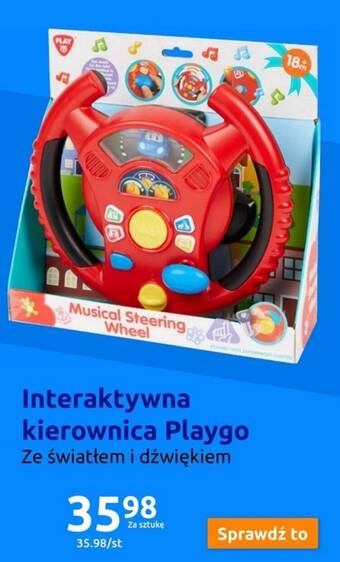Action Interaktywna kierownica Playgo oferta