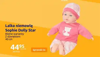 Action Lalka niemowlę Sophie Dolly Star oferta
