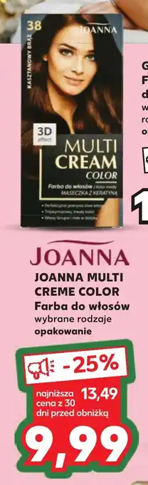Kaufland JOANNA MULTI CREME COLOR Farba do włosów oferta