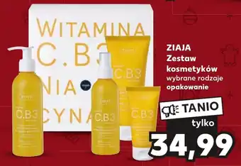 Kaufland ZIAJA Zestaw kosmetyków oferta