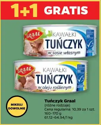 Netto Tuńczyk Graal 160-170 g oferta