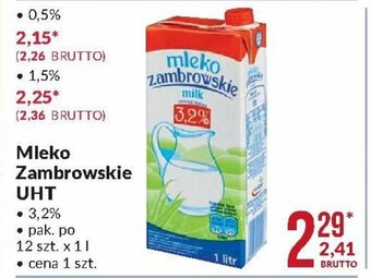 Makro Mleko Zambrowskie UHT 3,2% 1l oferta