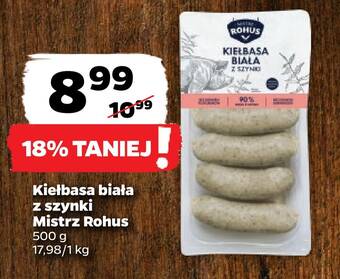 Netto Kiełbasa biała z szynki mistrz rohus oferta