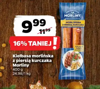 Netto Kiełbasa morlińska z piersią kurczaka morliny oferta