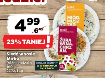 Netto Śledź w sosie mirko oferta