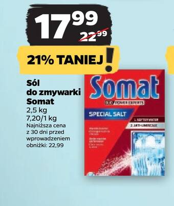 Netto Sól do zmywarki somat oferta