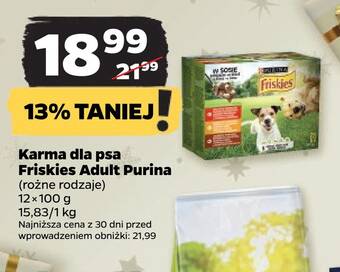 Netto Karma dla psa friskies adult purina oferta