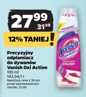 Netto Precyzyjny odplamiacz do dywanów vanish oxi action oferta