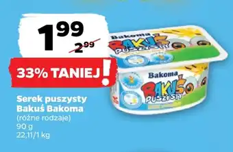 Netto Serek puszysty Bakuś Bakoma 90 g oferta