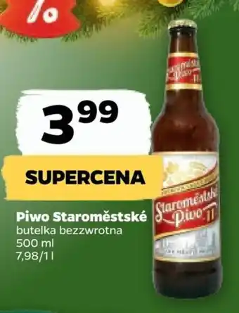 Netto Piwo Staroměstské 500ml oferta