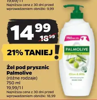 Netto Żel pod prysznic Palmolive 750ml oferta