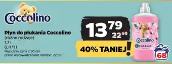 Netto Płyn do płukania Coccolino 1,7l oferta