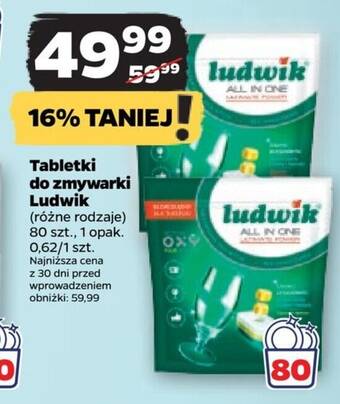 Netto Tabletki do zmywarki Ludwik 80szt. oferta