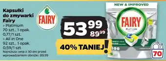 Netto Kapsułki do zmywarki Fairy 70-92szt. oferta