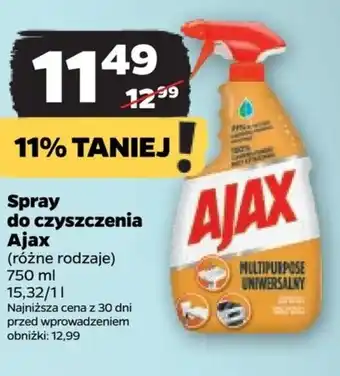 Netto Spray do czyszczenia Ajax 750ml oferta