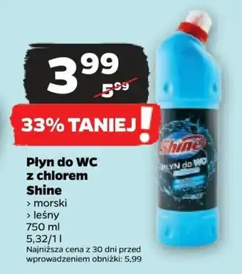 Netto Płyn do WC z chlorem Shine 750ml oferta