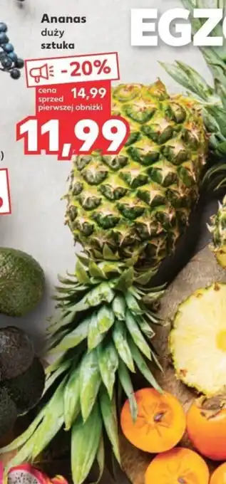 Kaufland Ananas duży sztuka oferta