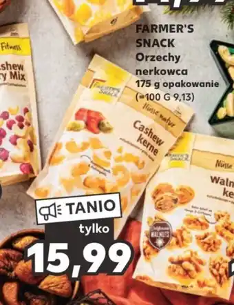 Kaufland FARMER'S SNACK Orzechy nerkowca 175g oferta
