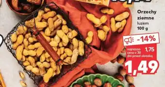 Kaufland Orzechy ziemne 100g oferta