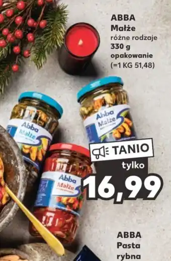 Kaufland ABBA Małże 330g oferta