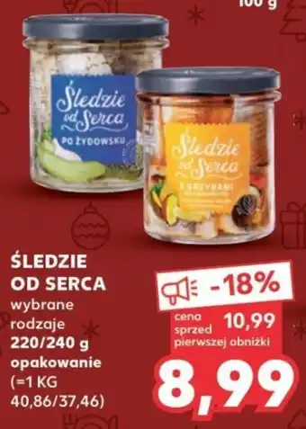 Kaufland ŚLEDZIE OD SERCA 220-240g oferta