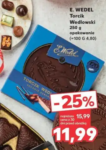 Kaufland E. WEDEL Torcik Wedlowski 250 g oferta