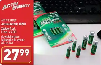 ALDI ACTIV ENERGY Akumulatorki NiMH 4 szt. oferta